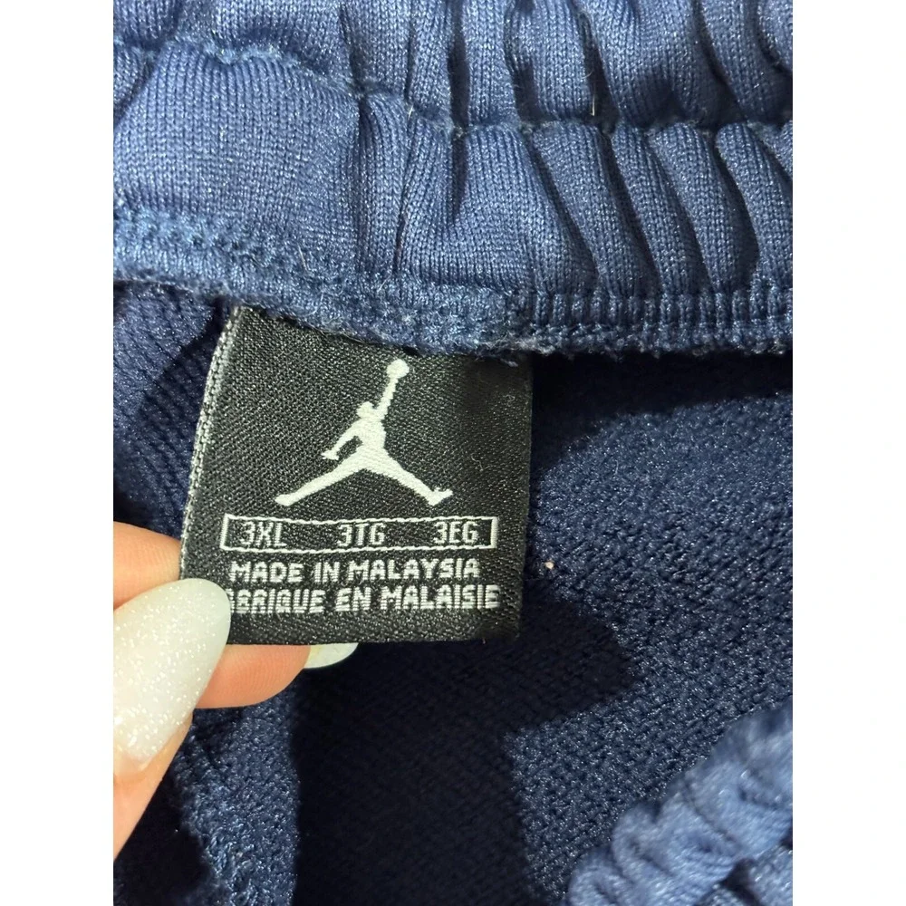 VTG Nike Air Jordan Sweatpants‎ Men's 3XL Jogger Fleece Lined Blue Y2K Long